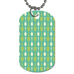 Spatula Spoon Pattern Dog Tag (one Side)