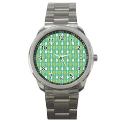 Spatula Spoon Pattern Sport Metal Watches