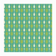 Spatula Spoon Pattern Medium Glasses Cloth (2-side)