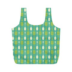 Spatula Spoon Pattern Full Print Recycle Bags (m)  by GardenOfOphir