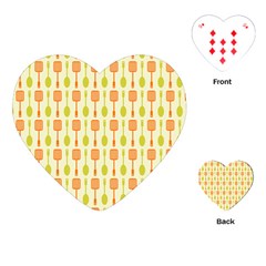 Spatula Spoon Pattern Playing Cards (heart) 