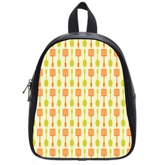 Spatula Spoon Pattern School Bags (small)  by GardenOfOphir