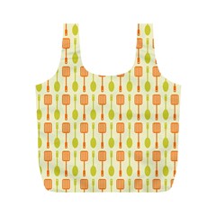 Spatula Spoon Pattern Full Print Recycle Bags (m)  by GardenOfOphir