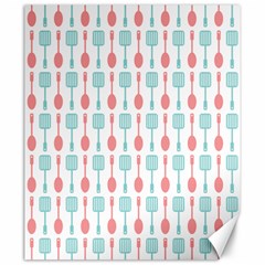 Spatula Spoon Pattern Canvas 20  X 24   by GardenOfOphir