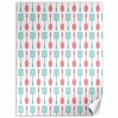 Spatula Spoon Pattern Canvas 36  X 48   by GardenOfOphir