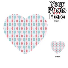 Spatula Spoon Pattern Multi-purpose Cards (heart) 