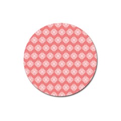 Abstract Knot Geometric Tile Pattern Magnet 3  (round)