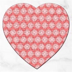 Abstract Knot Geometric Tile Pattern Jigsaw Puzzle (heart) by GardenOfOphir