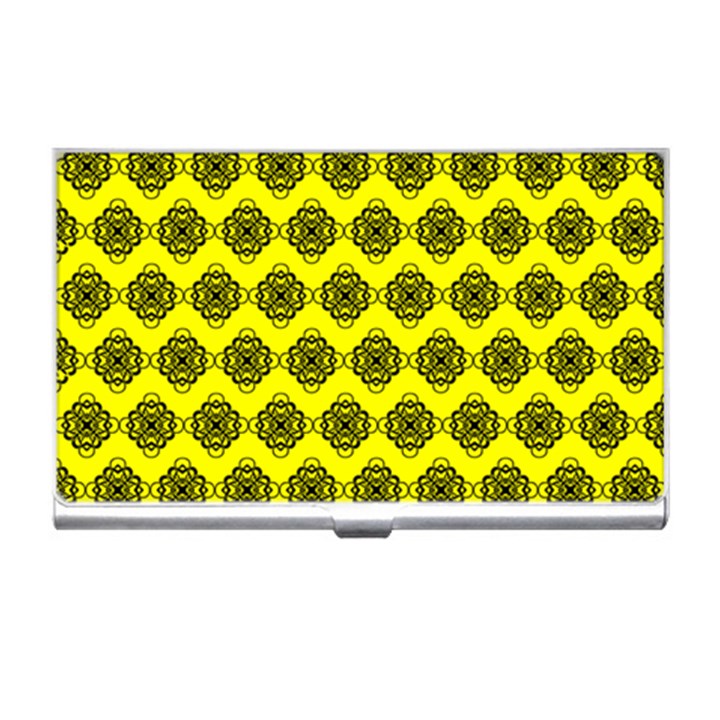 Abstract Knot Geometric Tile Pattern Business Card Holders