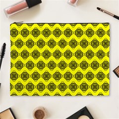 Abstract Knot Geometric Tile Pattern Cosmetic Bag (xl) by GardenOfOphir