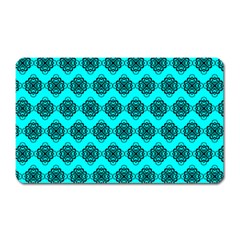 Abstract Knot Geometric Tile Pattern Magnet (rectangular) by GardenOfOphir