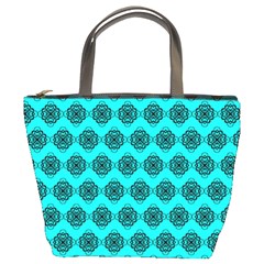 Abstract Knot Geometric Tile Pattern Bucket Bags by GardenOfOphir