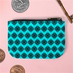 Abstract Knot Geometric Tile Pattern Mini Coin Purses Back