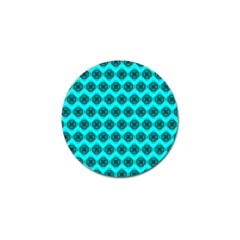 Abstract Knot Geometric Tile Pattern Golf Ball Marker (4 Pack)