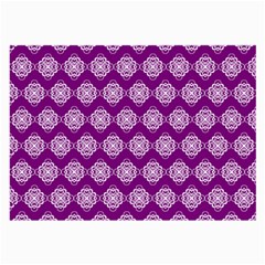 Abstract Knot Geometric Tile Pattern Large Glasses Cloth