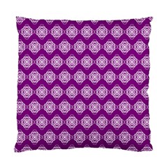 Abstract Knot Geometric Tile Pattern Standard Cushion Case (one Side)  by GardenOfOphir