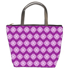 Abstract Knot Geometric Tile Pattern Bucket Bags by GardenOfOphir