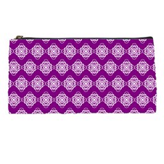 Abstract Knot Geometric Tile Pattern Pencil Cases by GardenOfOphir