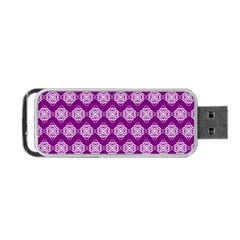 Abstract Knot Geometric Tile Pattern Portable Usb Flash (one Side)