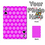 Abstract Knot Geometric Tile Pattern Playing Cards 54 Designs  Front - Spade2