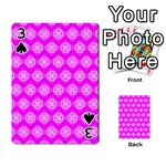 Abstract Knot Geometric Tile Pattern Playing Cards 54 Designs  Front - Spade3