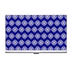 Abstract Knot Geometric Tile Pattern Business Card Holders