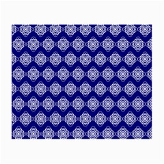 Abstract Knot Geometric Tile Pattern Small Glasses Cloth by GardenOfOphir