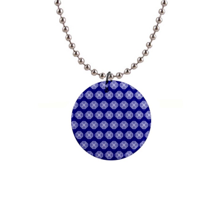 Abstract Knot Geometric Tile Pattern Button Necklaces