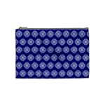 Abstract Knot Geometric Tile Pattern Cosmetic Bag (Medium)  Front