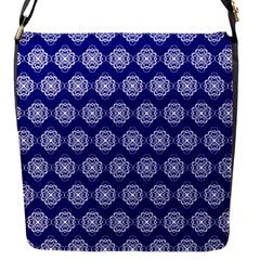 Abstract Knot Geometric Tile Pattern Flap Messenger Bag (s) by GardenOfOphir