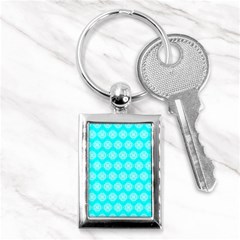 Abstract Knot Geometric Tile Pattern Key Chains (rectangle)  by GardenOfOphir