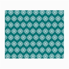 Abstract Knot Geometric Tile Pattern Small Glasses Cloth