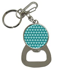 Abstract Knot Geometric Tile Pattern Bottle Opener Key Chains by GardenOfOphir