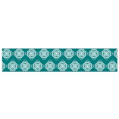 Abstract Knot Geometric Tile Pattern Flano Scarf (small) 