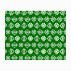 Abstract Knot Geometric Tile Pattern Small Glasses Cloth