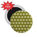 Abstract Knot Geometric Tile Pattern 2.25  Magnets (10 pack)  Front