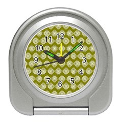 Abstract Knot Geometric Tile Pattern Travel Alarm Clocks