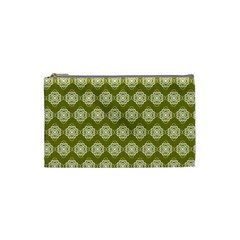 Abstract Knot Geometric Tile Pattern Cosmetic Bag (small)  by GardenOfOphir