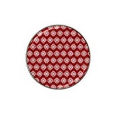 Abstract Knot Geometric Tile Pattern Hat Clip Ball Marker (4 Pack) by GardenOfOphir