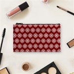 Abstract Knot Geometric Tile Pattern Cosmetic Bag (Small)  Front