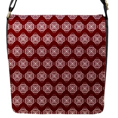 Abstract Knot Geometric Tile Pattern Flap Messenger Bag (s)