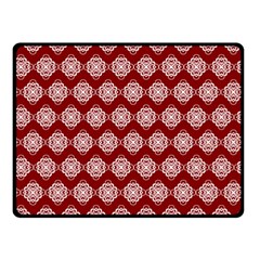 Abstract Knot Geometric Tile Pattern Double Sided Fleece Blanket (small) 