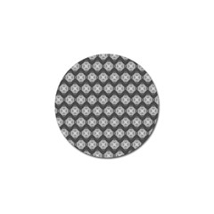 Abstract Knot Geometric Tile Pattern Golf Ball Marker (4 Pack)