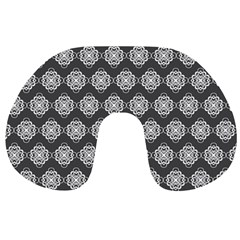 Abstract Knot Geometric Tile Pattern Travel Neck Pillows