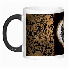 Steampunk, Awesome Heart With Clocks And Gears Morph Mugs