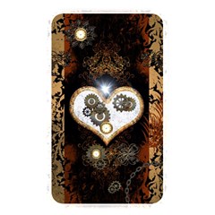 Steampunk, Awesome Heart With Clocks And Gears Memory Card Reader