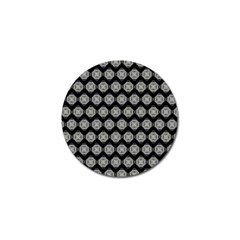 Abstract Knot Geometric Tile Pattern Golf Ball Marker (4 Pack) by GardenOfOphir