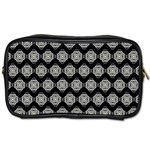 Abstract Knot Geometric Tile Pattern Toiletries Bags 2-Side Front