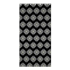 Abstract Knot Geometric Tile Pattern Shower Curtain 36  X 72  (stall)  by GardenOfOphir