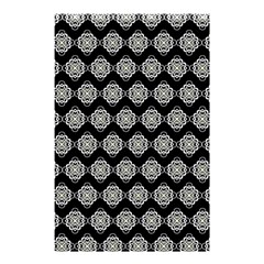 Abstract Knot Geometric Tile Pattern Shower Curtain 48  X 72  (small)  by GardenOfOphir